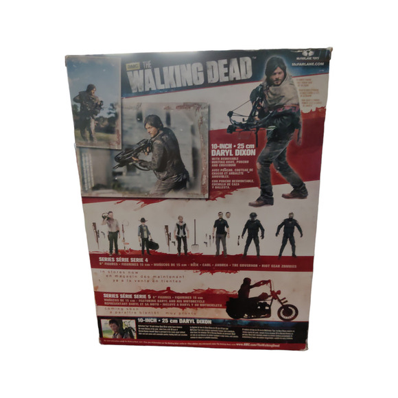 The Walking Dead New in Box 10" Daryl Dixon Action Figure Series 4 Edition - Picture 2 of 5